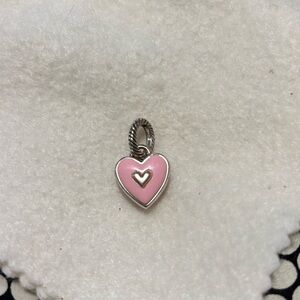 Brighton Pastel Pink Sweet Heart Charm